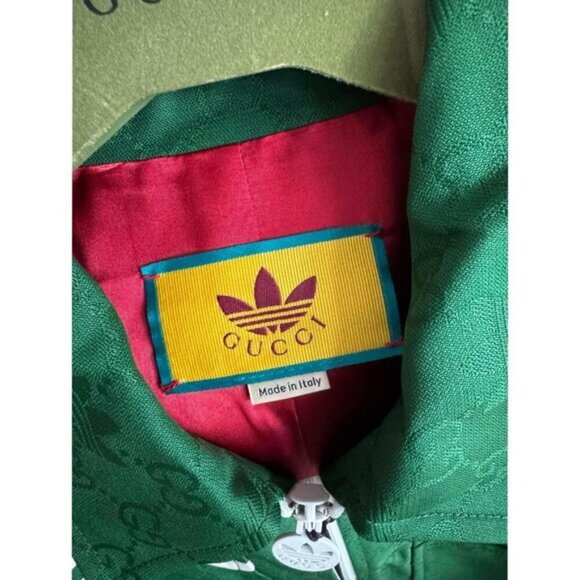 Gucci Adidas Collab Green Jacket 650-011925 - Picture 7 of 8